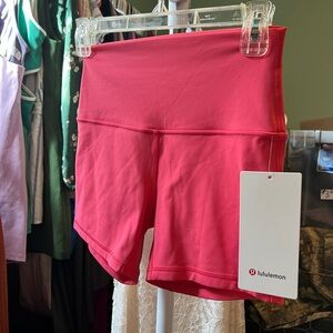 lululemon athletica Women's Vibrant Pink Bike Shorts